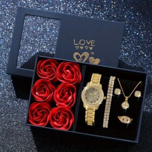 Special Women's Jewelry Gift Pack with Roses